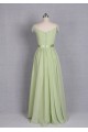A-Line Cap-Sleeve Beaded Long Chiffon Prom Evening Formal Dresses ED011143