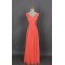 A-Line V-Neck Long Chiffon Prom Evening Formal Dresses ED011146