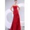 A-Line Sweetheart Long Red Prom Evening Formal Party Dresses ED010116