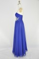 A-Line Sweetheart Beaded Long Blue Chiffon Prom Evening Formal Dresses ED011164