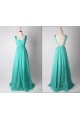 A-Line Straps Sleeveless Long Chiffon Prom Evening Formal Dresses ED011185