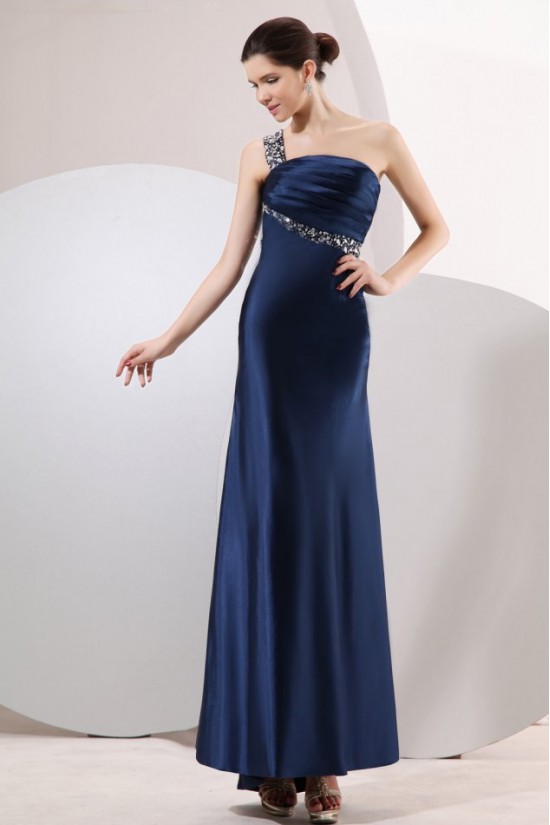 One-Shoulder Beaded Long Blue Prom Evening Formal Party Dresses ED010119 One-Shoulder Beaded Long Blue Prom Evening Formal Party Dresses ED010119