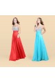 A-Line Beaded Long Chiffon Prom Evening Formal Dresses ED011190