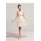 A-Line One-Shoulder Short Prom Evening Formal Dresses ED011201
