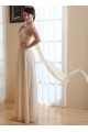 A-Line One-Shoulder Long Chiffon Prom Evening Bridesmaid Dresses ED011209