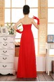 A-Line Strapless Beaded Long Chiffon Prom Evening Formal Dresses ED011218