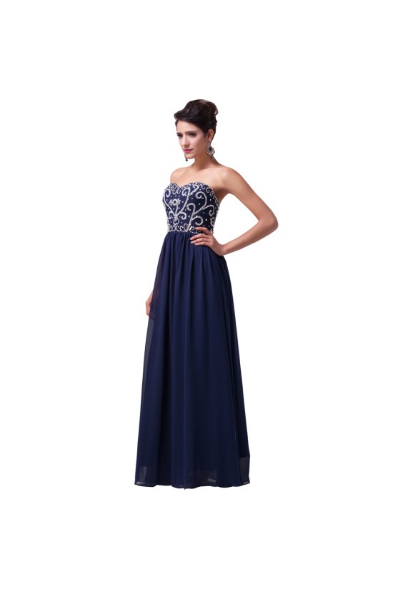 Elegant Beaded Long Chiffon Prom Evening Formal Party Dresses ED010122 Elegant Beaded Long Chiffon Prom Evening Formal Party Dresses ED010122