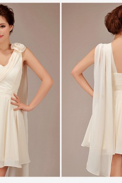 A-Line Short Chiffon Prom Evening Bridesmaid Dresses ED011230