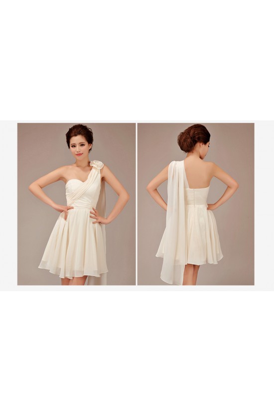 A-Line Short Chiffon Prom Evening Bridesmaid Dresses ED011230