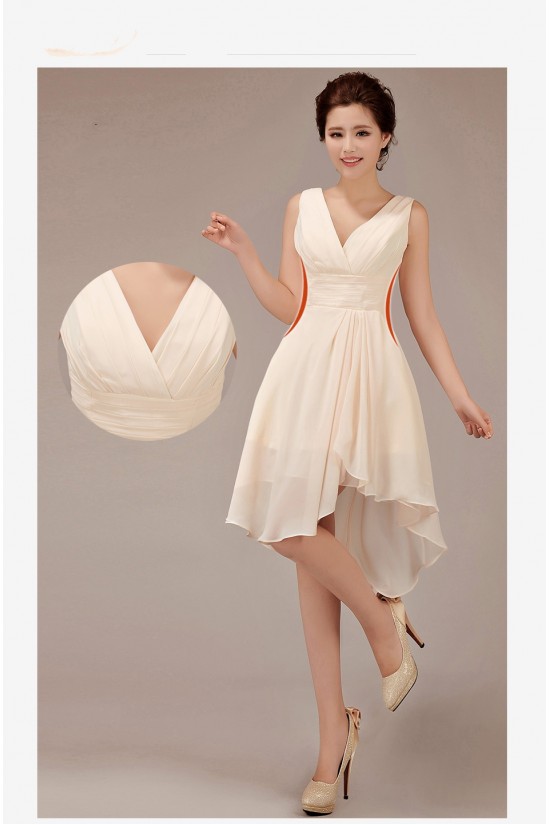 A-Line Short Chiffon Prom Evening Bridesmaid Dresses ED011230