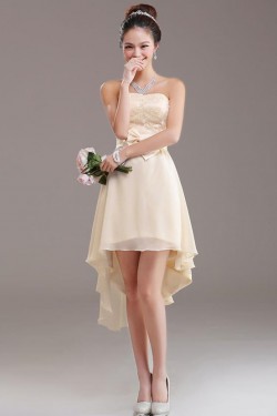 A-Line Short Chiffon Prom Evening Bridesmaid Dresses ED011231