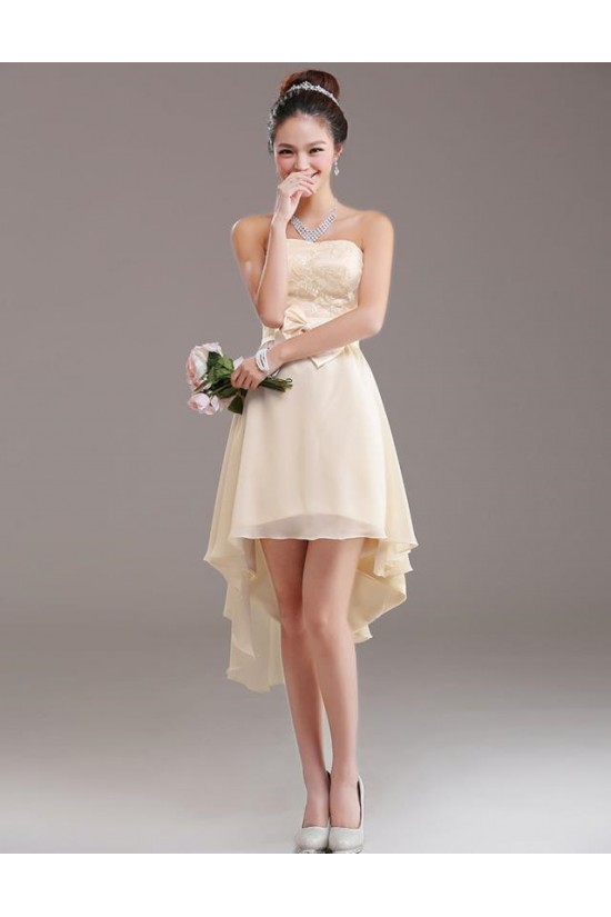 A-Line Short Chiffon Prom Evening Bridesmaid Dresses ED011231