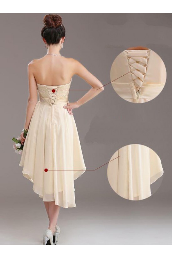 A-Line Short Chiffon Prom Evening Bridesmaid Dresses ED011231