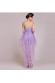 High Low Strapless Short Tulle Prom Evening Formal Bridesmaid Dresses ED011235