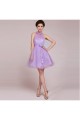 A-Line Short Tulle Prom Evening Formal Bridesmaid Dresses ED011236