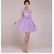 A-Line Short Tulle Prom Evening Formal Bridesmaid Dresses ED011236