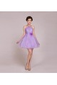 A-Line Short Tulle Prom Evening Formal Bridesmaid Dresses ED011237