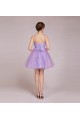 A-Line Short Tulle Prom Evening Formal Bridesmaid Dresses ED011237