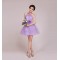 A-Line Short Tulle Prom Evening Formal Bridesmaid Dresses ED011237
