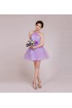 A-Line Short Tulle Prom Evening Formal Bridesmaid Dresses ED011237