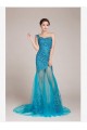 One-Shoulder Long Blue Prom Evening Formal Dresses ED011238