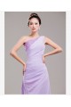 A-Line One-Shoulder Beaded Long Chiffon Prom Evening Formal Dresses ED011251