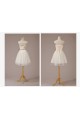 A-Line Strapless Beaded Short Tulle Prom Evening Formal Dresses ED011254