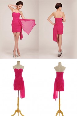 Short/Mini Sweetheart Chiffon Prom Evening Formal Dresses ED011262