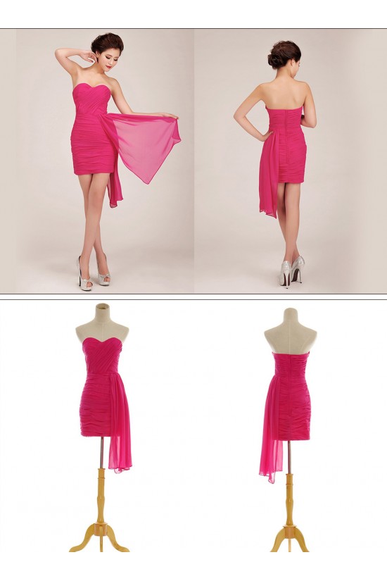 Short/Mini Sweetheart Chiffon Prom Evening Formal Dresses ED011262