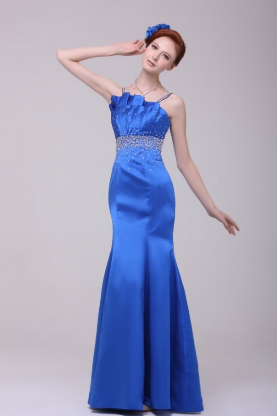 Trumpet/Mermaid Beaded Long Blue Prom Evening Formal Party Dresses ED010128 Trumpet/Mermaid Beaded Long Blue Prom Evening Formal Party Dresses ED010128