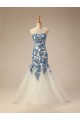 Trumpet/Mermaid Sweetheart Long Prom Evening Formal Dresses ED011283