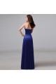 A-Line Sweetheart Beaded Long Blue Prom Evening Formal Dresses ED011287