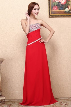 A-Line Sweetheart Beaded Long Prom Evening Formal Dresses ED011288