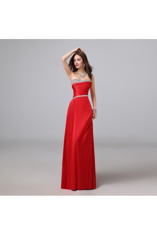 A-Line Sweetheart Beaded Long Prom Evening Formal Dresses ED011288 A-Line Sweetheart Beaded Long Prom Evening Formal Dresses ED011288
