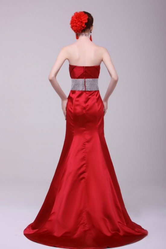Trumpet/Mermaid Strapless Long Red Prom Evening Formal Party Dresses ED010129 Trumpet/Mermaid Strapless Long Red Prom Evening Formal Party Dresses ED010129
