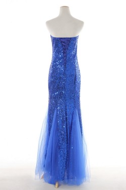 Trumpet/Mermaid Sequins Long Prom Evening Formal Dresses ED011290