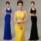 Trumpet/Mermaid Beaded Long Prom Evening Formal Dresses ED011295