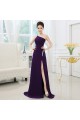 A-Line One-Shoulder Beaded Long Prom Evening Formal Dresses ED011300 A-Line One-Shoulder Beaded Long Prom Evening Formal Dresses ED011300
