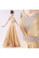 A-Line Beaded Long Prom Evening Formal Dresses ED011304 A-Line Beaded Long Prom Evening Formal Dresses ED011304