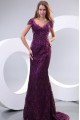 Trumpet/Mermaid Long Purple Lace Prom Evening Formal Party Dresses ED010131 Trumpet/Mermaid Long Purple Lace Prom Evening Formal Party Dresses ED010131