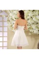 A-Line Strapless Beaded Short Chiffon Prom Evening Formal Dresses ED011318 A-Line Strapless Beaded Short Chiffon Prom Evening Formal Dresses ED011318