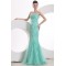 Trumpet/Mermaid Long Blue Prom Evening Formal Party Dresses ED010132