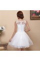 A-Line Bateau Short White Prom Evening Formal Dresses ED011320 A-Line Bateau Short White Prom Evening Formal Dresses ED011320