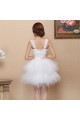 Short/Mini Straps Beaded White Prom Evening Formal Dresses ED011321
