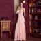 Empire Halter Beaded Long Pink Chiffon Prom Evening Maternity Evening Dresses ED011327