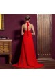 A-Line Halter Beaded Long Red Chiffon Prom Evening Formal Dresses ED011332 A-Line Halter Beaded Long Red Chiffon Prom Evening Formal Dresses ED011332
