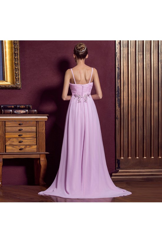 Empire Spaghetti Strap Beaded Long Chiffon Prom Evening Formal Dresses ED011333 Empire Spaghetti Strap Beaded Long Chiffon Prom Evening Formal Dresses ED011333