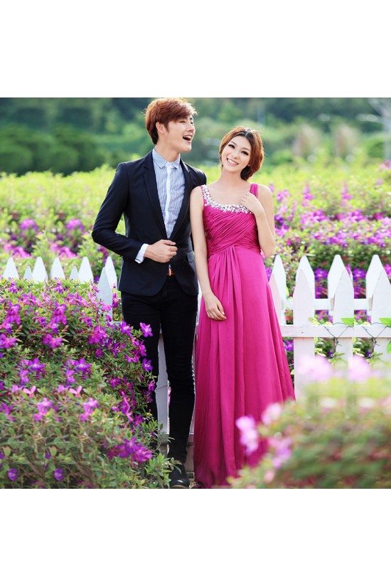 A-Line Beaded Long Chiffon Prom Evening Formal Dresses ED011341 A-Line Beaded Long Chiffon Prom Evening Formal Dresses ED011341