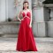 A-Line Halter Beaded Long Chiffon Prom Evening Formal Dresses ED011350