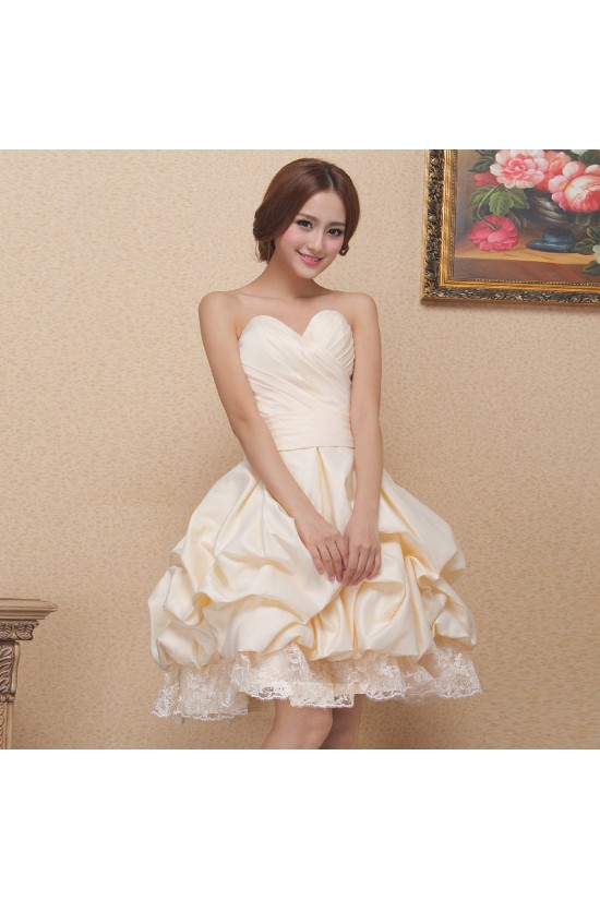 Short Sweetheart Prom Evening Cocktail Bridesmaid Dresses ED011351